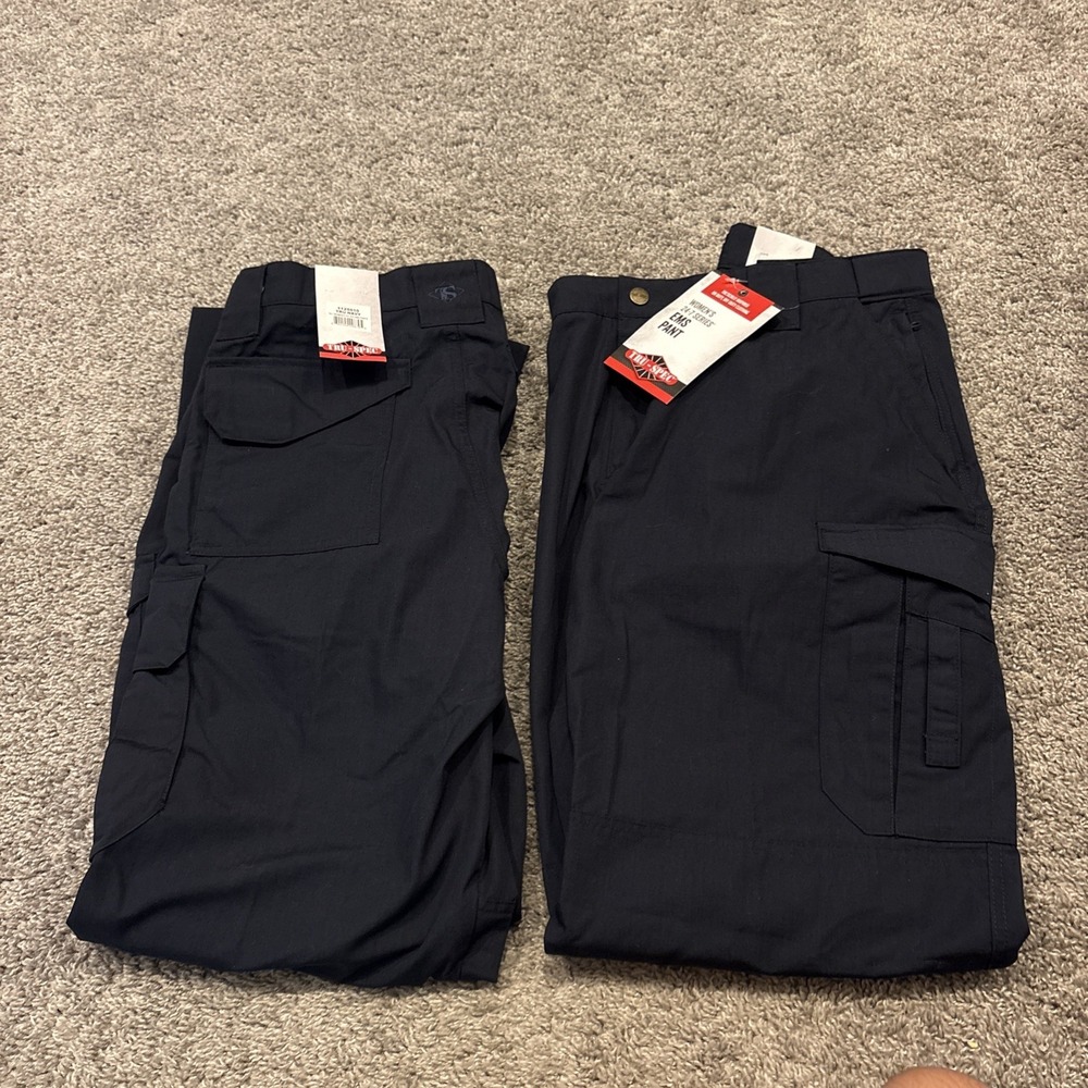 LOT OF 2! Tru-Spec 24-7 Series EMS Pants Tactical Women's Size 18 Navy Blue NEW